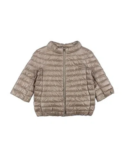 Herno Babies'  Toddler Girl Puffer Khaki Size 6 Polyamide In Brown