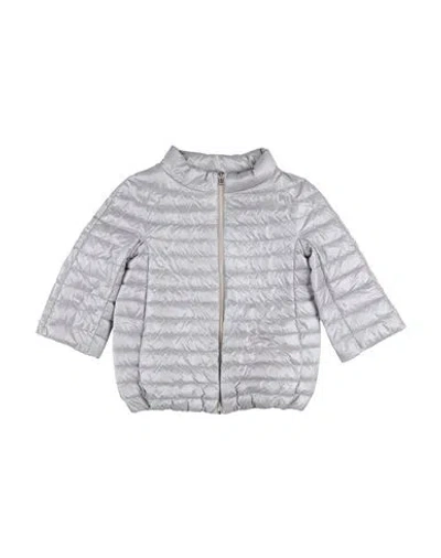 Herno Toddler Girl Puffer Light Grey Size 6 Polyamide In Grey