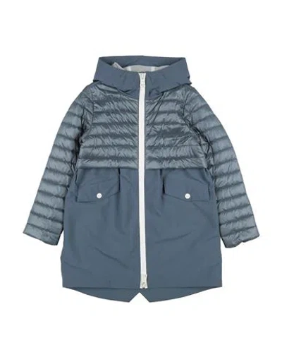 Herno Babies'  Toddler Girl Puffer Slate Blue Size 6 Polyamide, Polyester