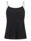 Herno Resort Top In Satin Effect In Black