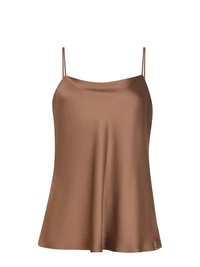 HERNO HERNO TOP MADE OF SATIN