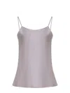 Herno Top Made Of Satin In Dove Grey