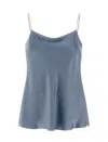 Herno Resort Top In Satin Effect In Navy