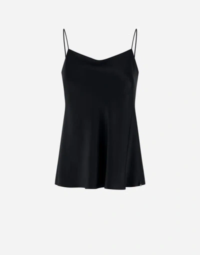 HERNO TOP SATIN EFFECT