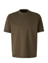 Herno Round Neck Short Sleeve T-shirt In Green
