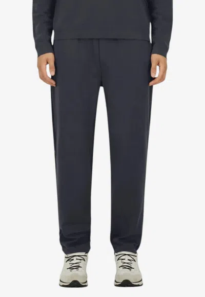 Herno Track Pants With Small-plaque In Gray