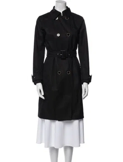 Pre-owned Herno Trench Coat In Blue