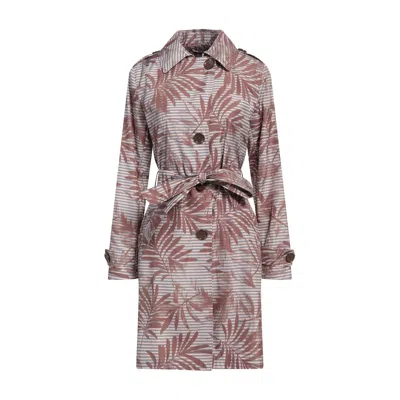 Herno Trench Coat In Brown