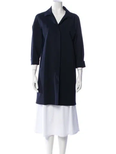 Pre-owned Herno Trench Coat In Gray