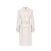 Herno Trench Coat In White