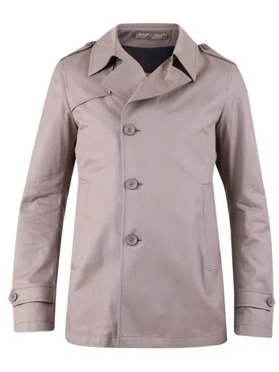 Herno Trench Coats In Neutral