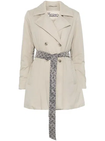 Herno Trench With `ecoage` Belt