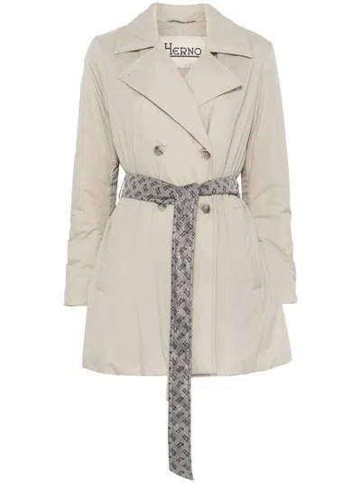 Herno Trench With `ecoage` Belt In Multi