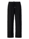 Herno Trousers In Wrinkled Effect In Black