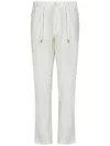 Herno Resort Trousers In Light Nylon Stretch In White