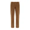 Herno Trousers In Linen Velvet