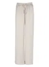 Herno Grey Relaxed Fit Grey Pants In Neutral