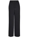 Herno Drawstring Elasticated-waist Trousers In Black