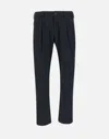 Herno Unwashed Lightweight Scuba Pants In Black