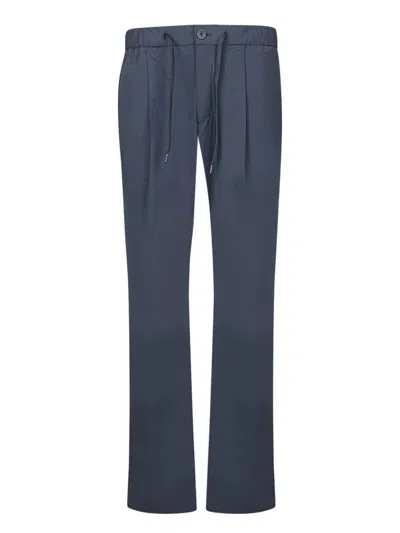Herno Trousers In Blue