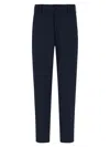 Herno Resort Trousers In Light Nylon Stretch In Blue