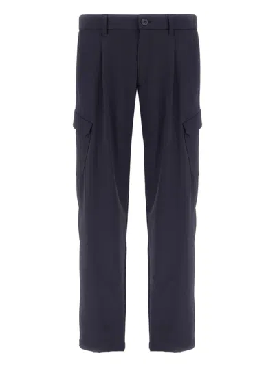 HERNO HERNO TROUSERS BLUE
