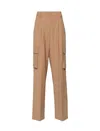 Herno Straight-leg Cargo Trousers In Brown