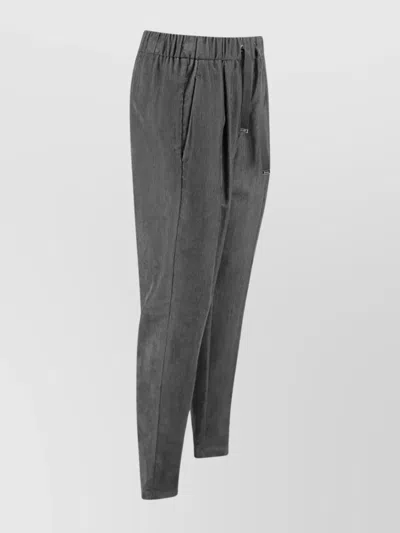 HERNO TROUSERS FEATURING ELASTIC WAISTBAND AND SIDE POCKETS