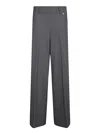Herno Resort Trousers In Melange Fabric In Gray