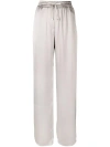 HERNO TROUSERS IN CASUAL SATIN