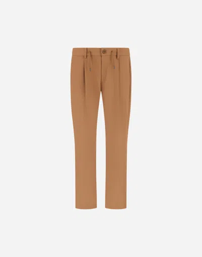 Herno Trousers In Cotton Feel