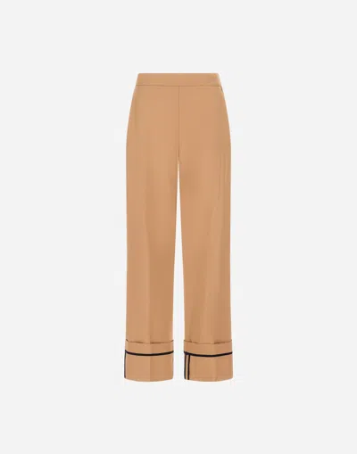 Herno Trousers In Dean In Brown