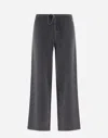 Herno Trousers In Eternity Wool In Grey
