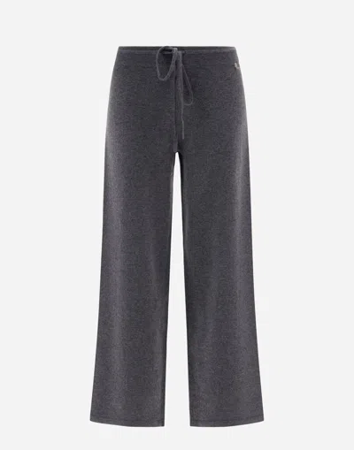 Herno Trousers In Eternity Wool In Grey