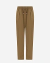 Herno Light Nylon Stretch Trousers In Copper