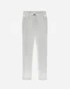 Herno Trousers In Structured Nylon In White