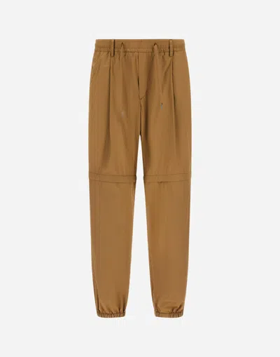 Herno Trousers In Ultralight Crease In Camel