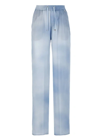 Herno Trousers Light Blue