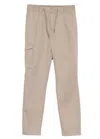 Herno Drawstring Cargo Trousers In Neutral