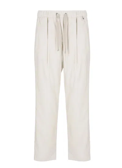 Herno Women Bright Corduroy Resort Trousers In Neutral