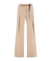 Herno Bi-stretch Lurex Wool Trousers In Pattern