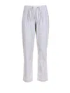 Herno Trousers White In Purple