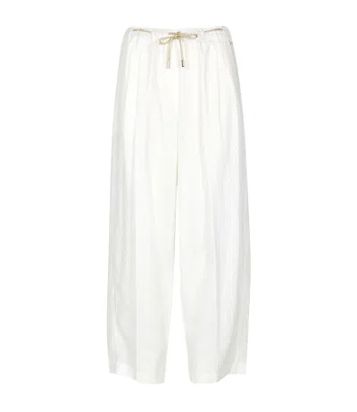 Herno Trousers White