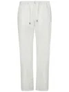 Herno Resort Trousers In Light Nylon Stretch In White