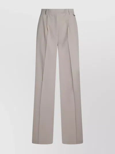 Herno Trousers With Back And Side Pockets In Beige