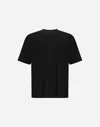 Herno Stretch-cotton Jersey T-shirt With Scuba Details In Black