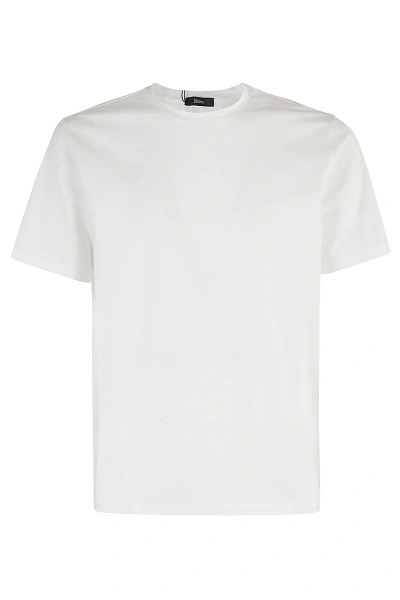 Herno Tshirt Jersey In Bianco