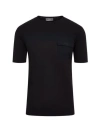 Herno Logo-debossed T-shirt In Black