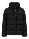Herno Lightweight Puffer Jacket With High Collar In Black