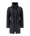 Herno Turtleneck Down Jacket In Black